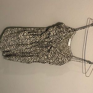 Dark green/white floral romper from Arizona Jean Company